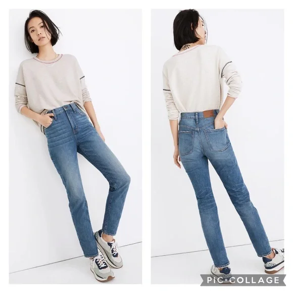 NWOT Madewell The Perfect Vintage Full-Length Jean in Sanderson Wash - Picture 1 of 13